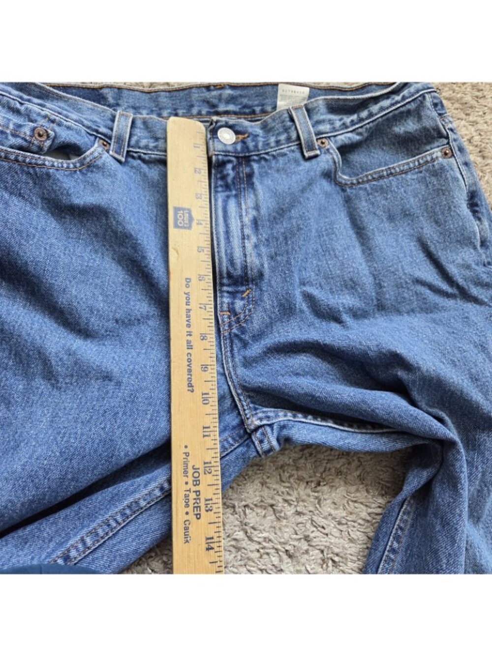 Vintage Levis 505 Jeans Womens 16 MIS S Lower Rise Straight Leg Denim USA Made - Picture 4 of 8